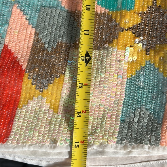 Marciano Colorful Sequin Mini Skirt Guess by Marciano size 2 - Picture 11 of 16